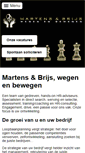 Mobile Screenshot of martensbrijs.be